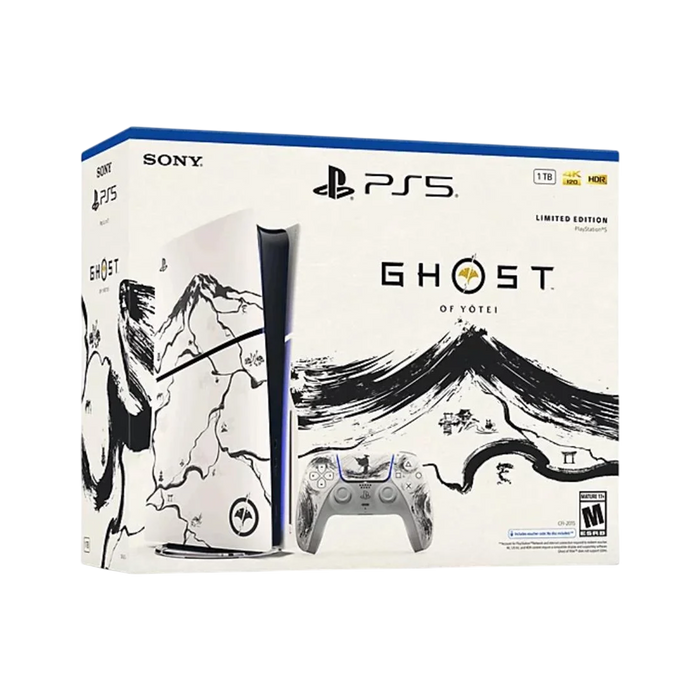 Sony PS5 Imported Slim Disc 1 tb Ghost of Yotei Limited Edition
