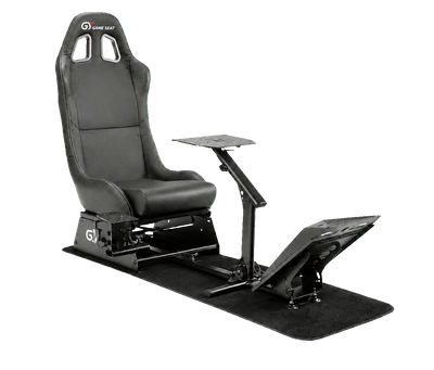 GY Game Seat Racing Simulator Cockpit with Adjustable Racing Seat & Metal Frame for PS5, PS4, Xbox Series X/S and PC