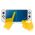 Hori Nintendo Switch 803 OLED Screen Guard Blue view 3