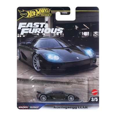 Hot Wheel Premium Fast & Furious Car Koenigsegg Ccxr
