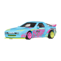 Hot Wheel Premium Silhouettes Mazda RX7 FC Pandem view 2