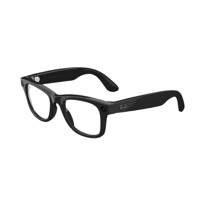 Ray-Ban Smart Glass F Shiny Black L Clear