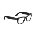 Ray-Ban Smart Glass F Shiny Black L Clear view 3